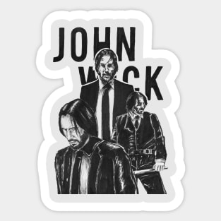 Keanu Reeves in the John Wick! Sticker